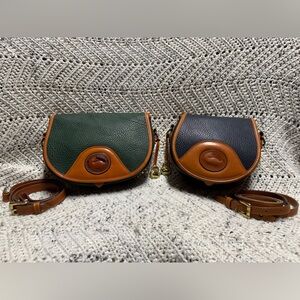 Vintage Dooney and Bourke Saddle Flap Bags